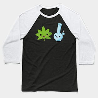 Funny Bong Best Buds Weed 420 best buddys gift Baseball T-Shirt